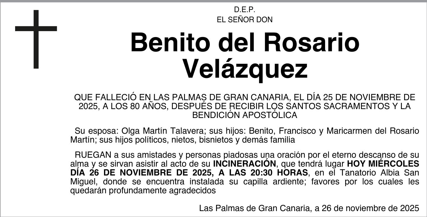 Benito del Rosario Velázquez