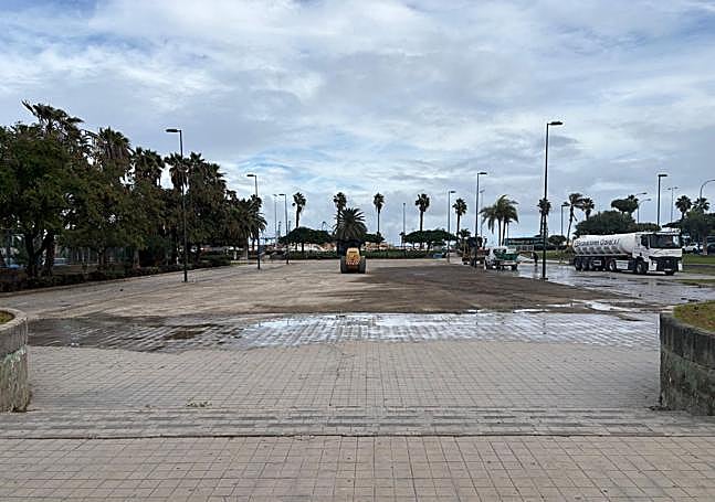 Explanada donde se alojaba la Terraza Tao.