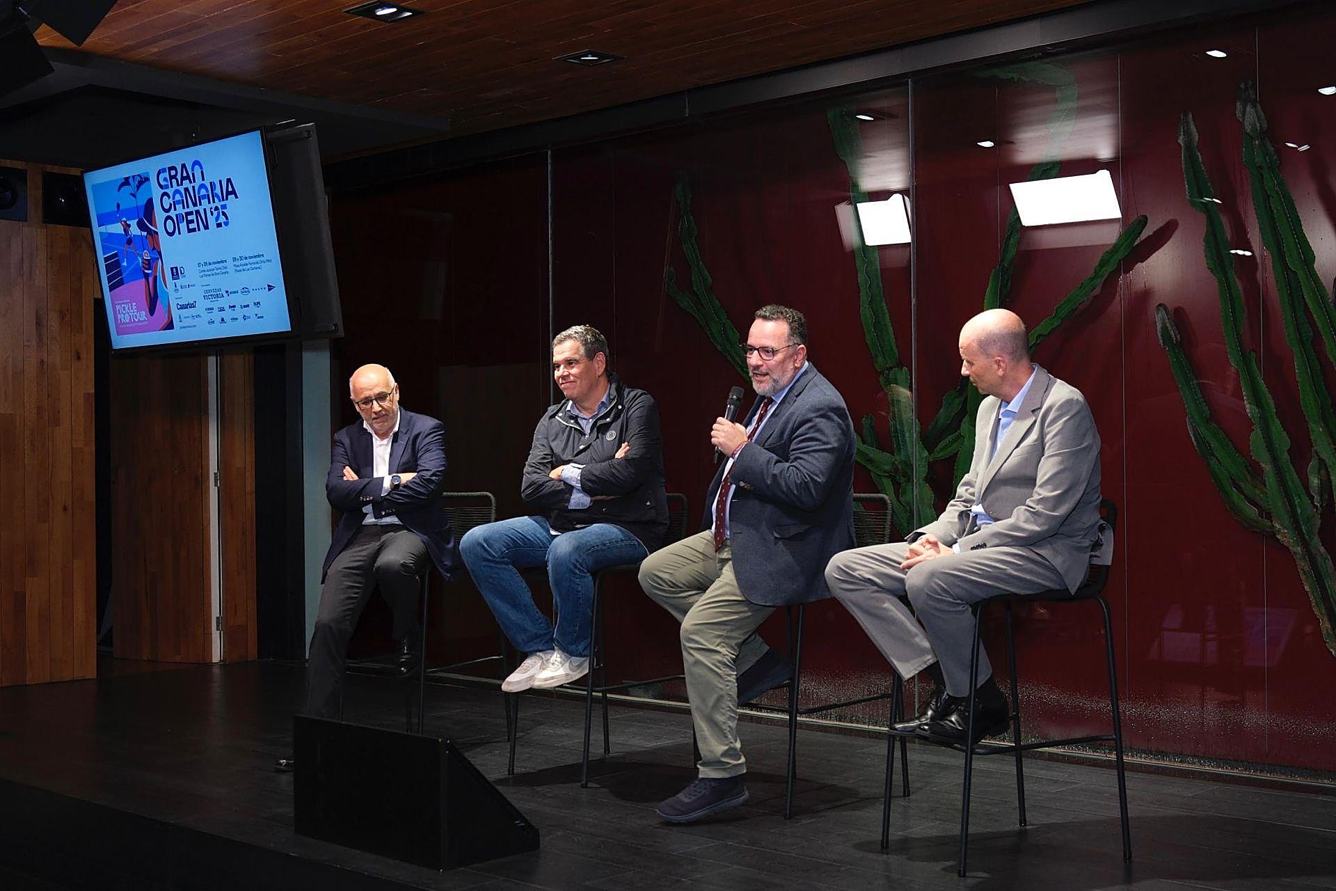 Presentación del campeonato de Pickleball Gran Canaria Open'25, en imágenes