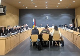 Imagen de una de las sesiones del juicio.