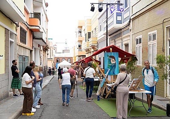 Imagen de la edición de Calles con Arte, en La Isleta.