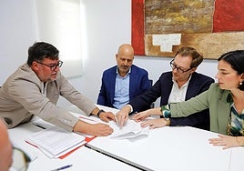 Firmantes del acuerdo.