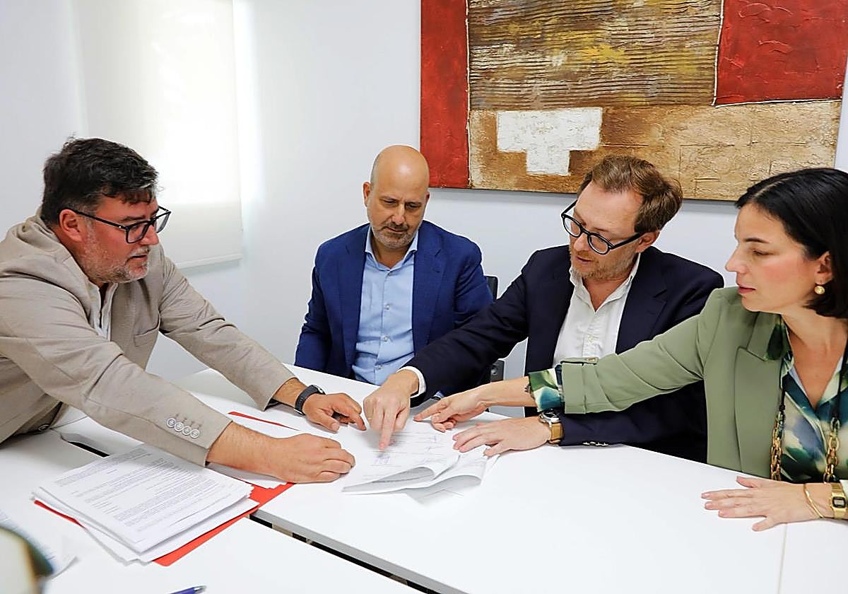 Firmantes del acuerdo.