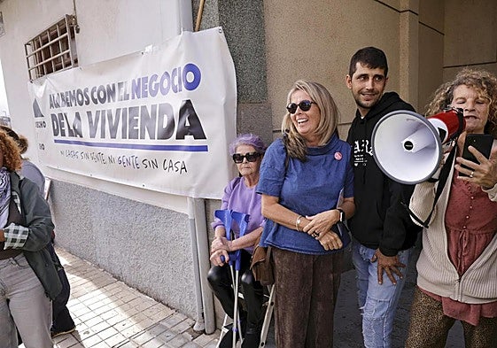 Día en el que se aplazó el desahucio en el último momento debido a la alerta por la borrasca Claudia.