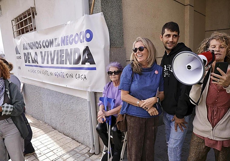 Día en el que se aplazó el desahucio en el último momento debido a la alerta por la borrasca Claudia.