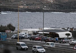 Panorámica actual del restaurante Mirador del Atlántico en la salida norte de Las Palmas de Gran Canaria.