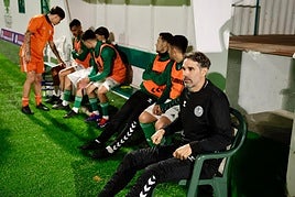 Imagen de Valerón en su debut como entrenador del Arguineguín.