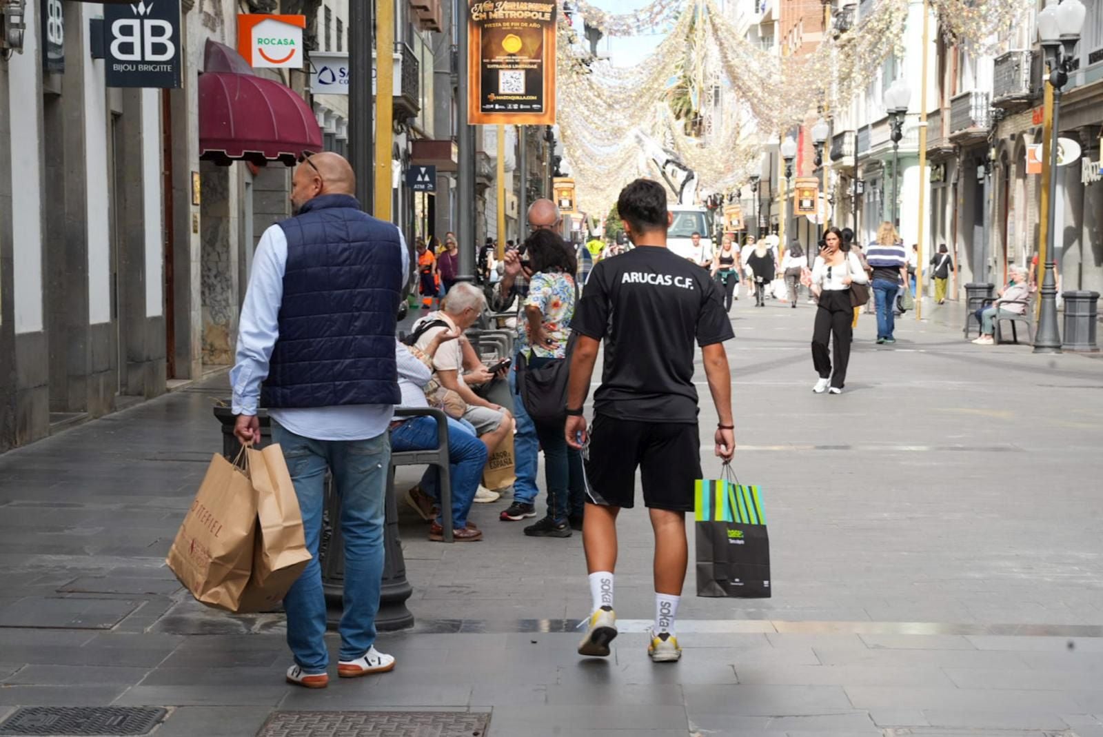 Imágenes del último día de compras por el Black Friday