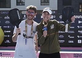 Así fue la final de dobles mixto de pickleball