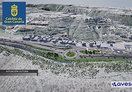 Infografía de cómo serán los acceso tras la ejecución de las obras.