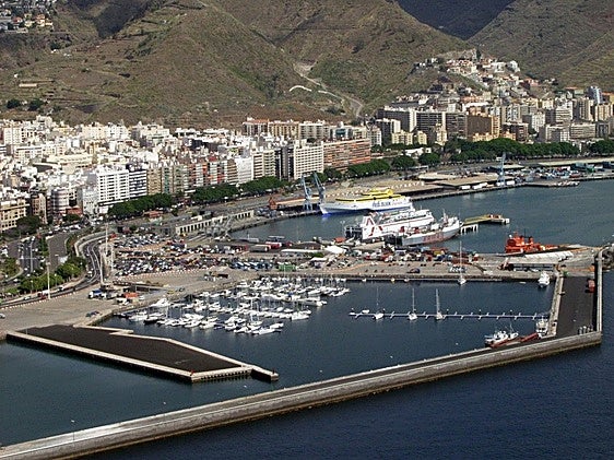 Imagen de archivo del muelle de Santa Cruz de Tenerife.