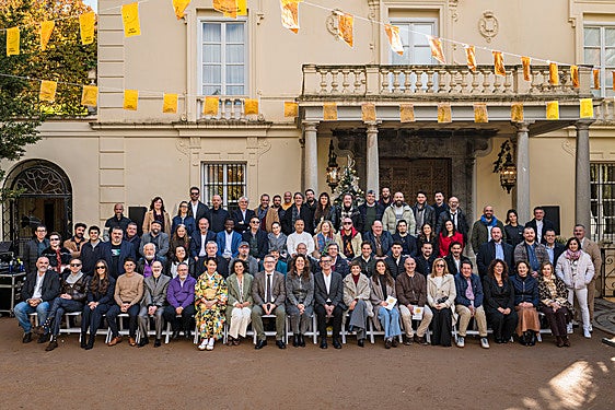 Premiados en la gala de entrega de soletes.