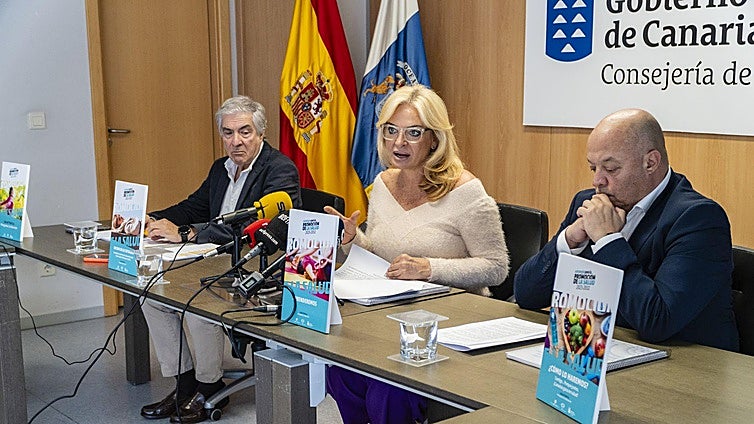 Juan Manuel Méndez, Esther Monzón y José Díaz-Flores.