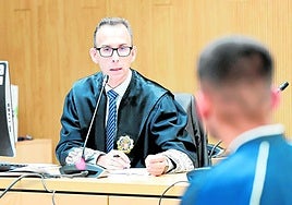 El fiscal José Antonio Blanco durante la vista oral.