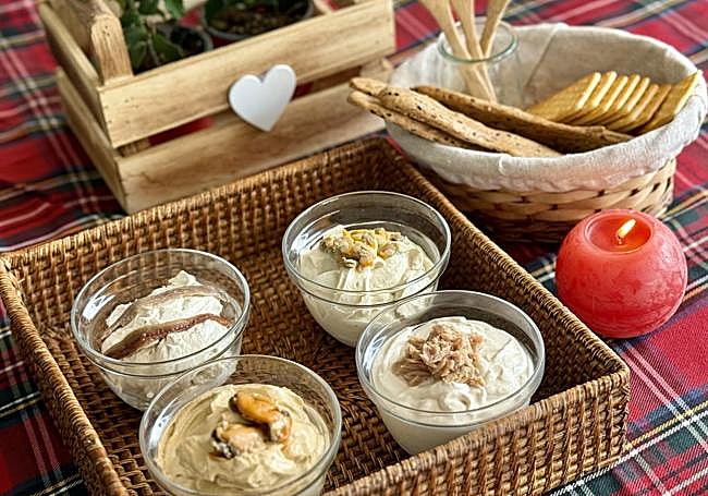 Patés navideños variados