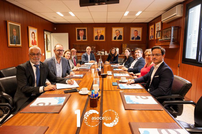 Un momento de la reunión.