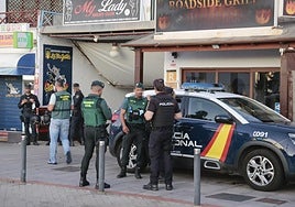 Actuación conjunta reciente de Guardia Civil y Policía Nacional.