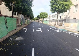 Imagen del tramo finalizado.