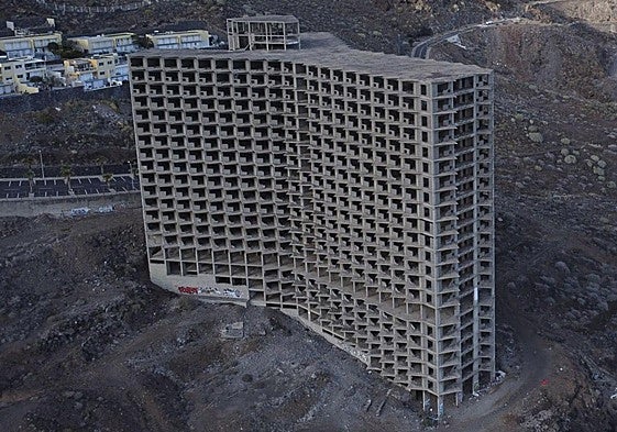 Imagen de archivo del edificio abandonado en Añaza, Tenerife.