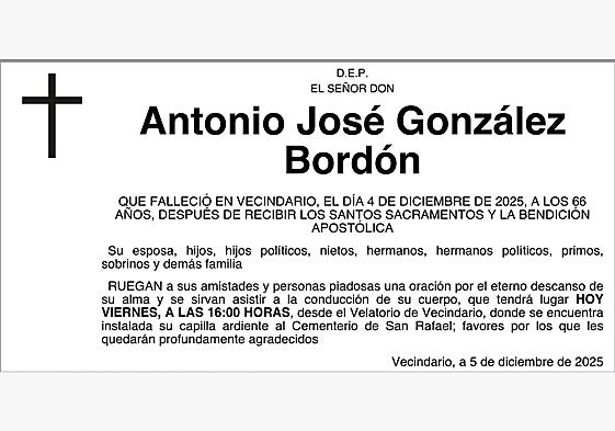 Antonio José González Bordón
