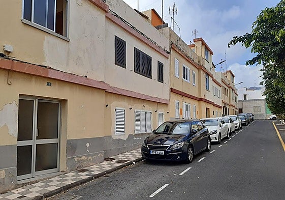 Imagen de archivo de edificios en Agüimes.