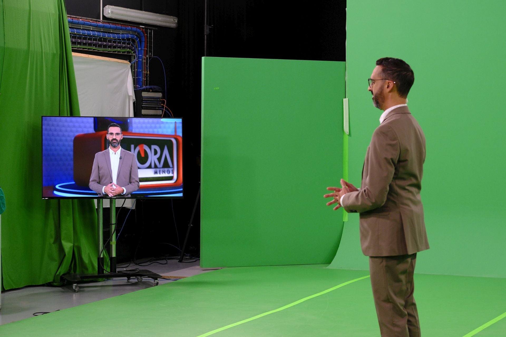 El presentador de 1 Hora Menos, Victorio Pérez, en una imagen de archivo.