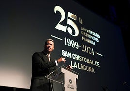 Imagen de la gala de clausura en el Teatro Leal de Tenerife.