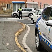 Imagen de archivo de una actuación policial en Santa Lucía de Tirajana.