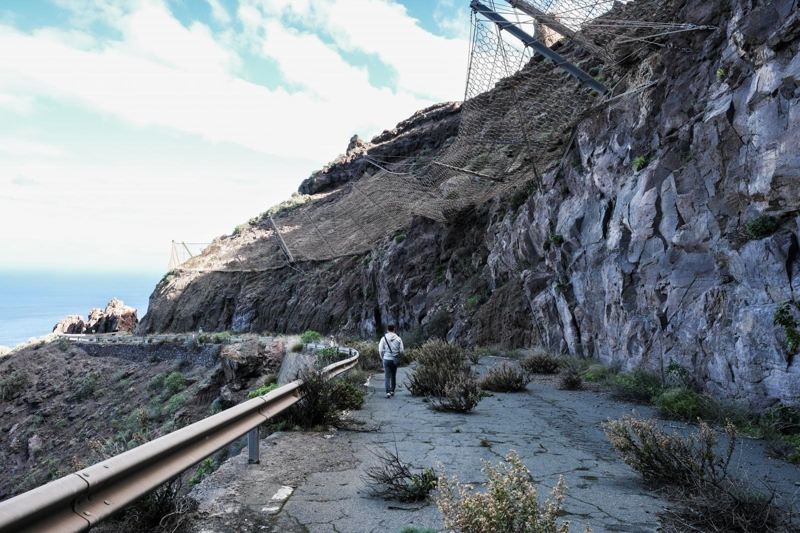 Así está ahora la GC-200 a su paso por el Andén Verde