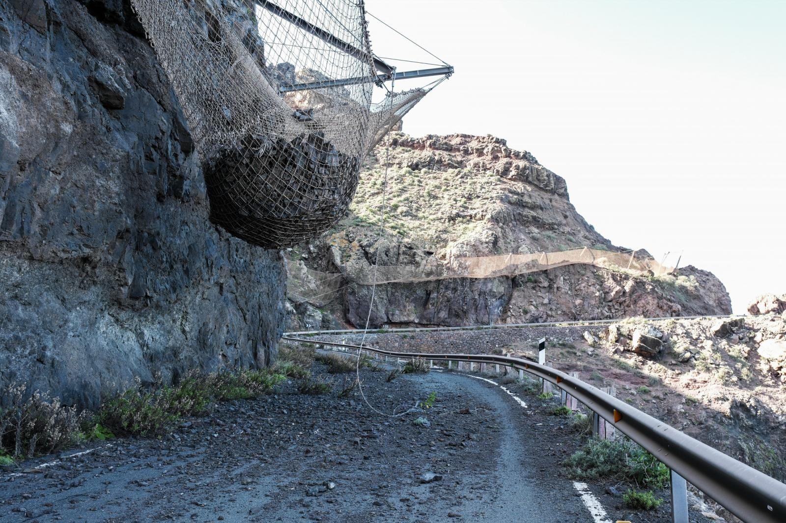 Así está ahora la GC-200 a su paso por el Andén Verde