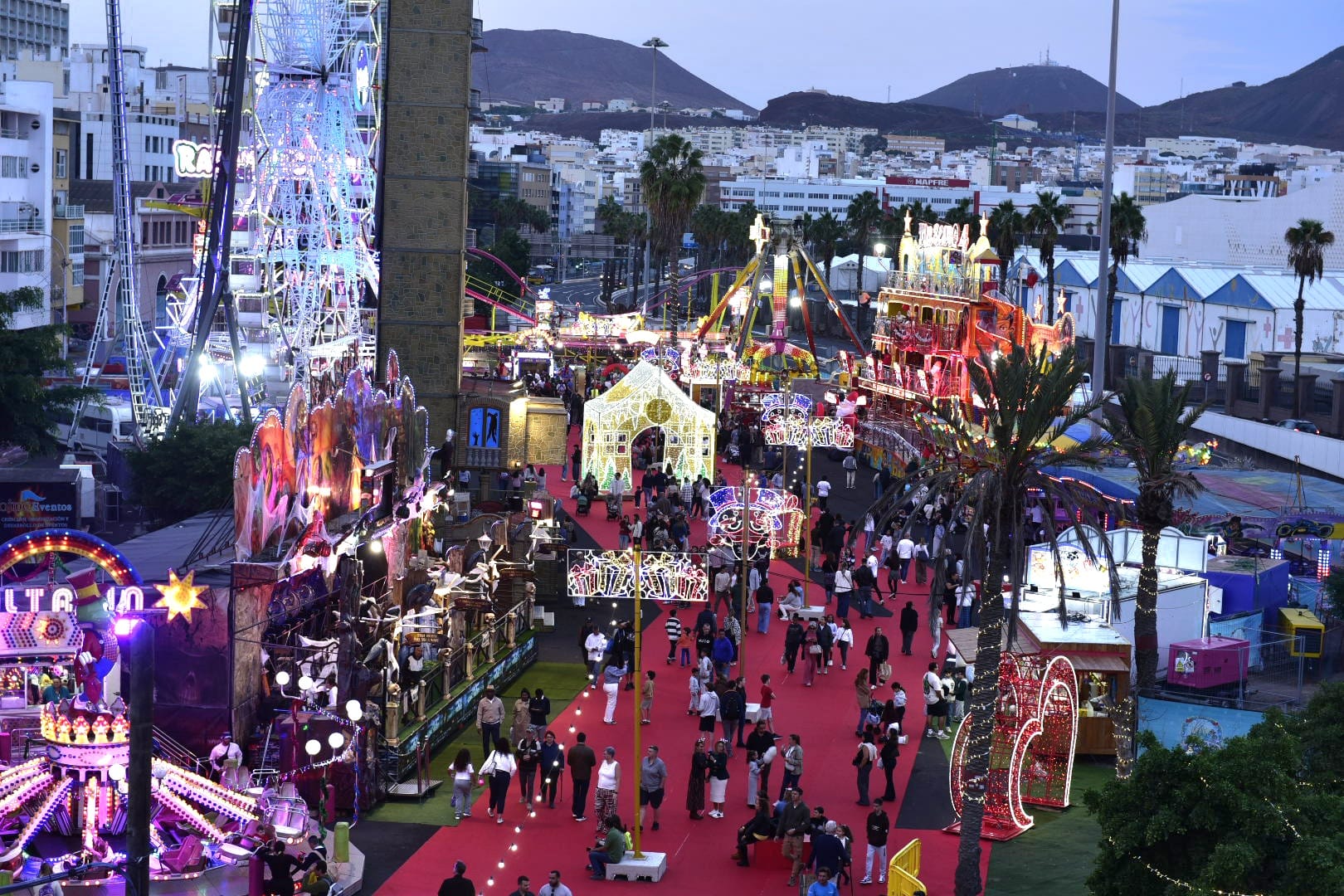 El ambiente navideño en Santa Catalina, en imágenes