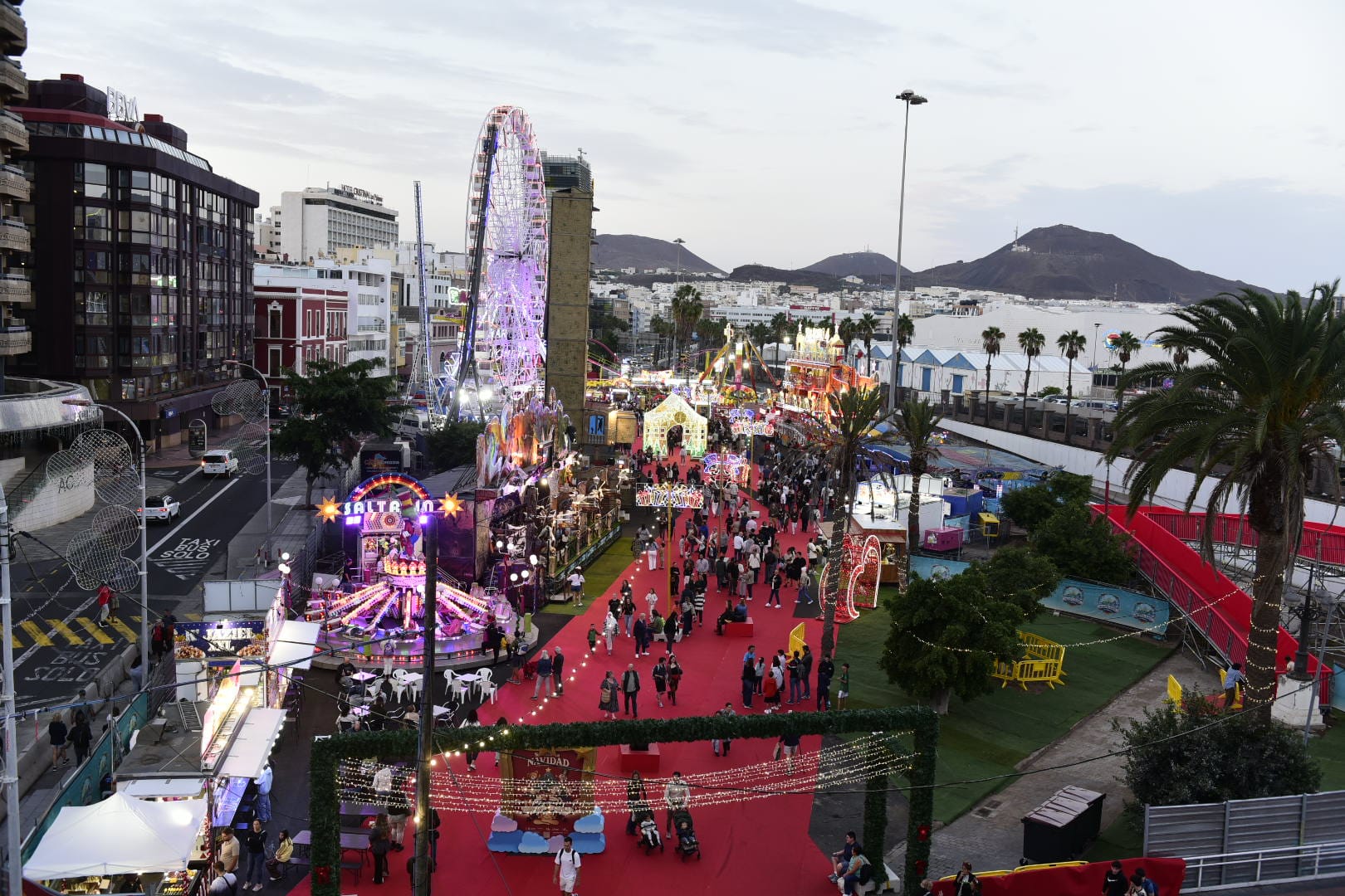 El ambiente navideño en Santa Catalina, en imágenes