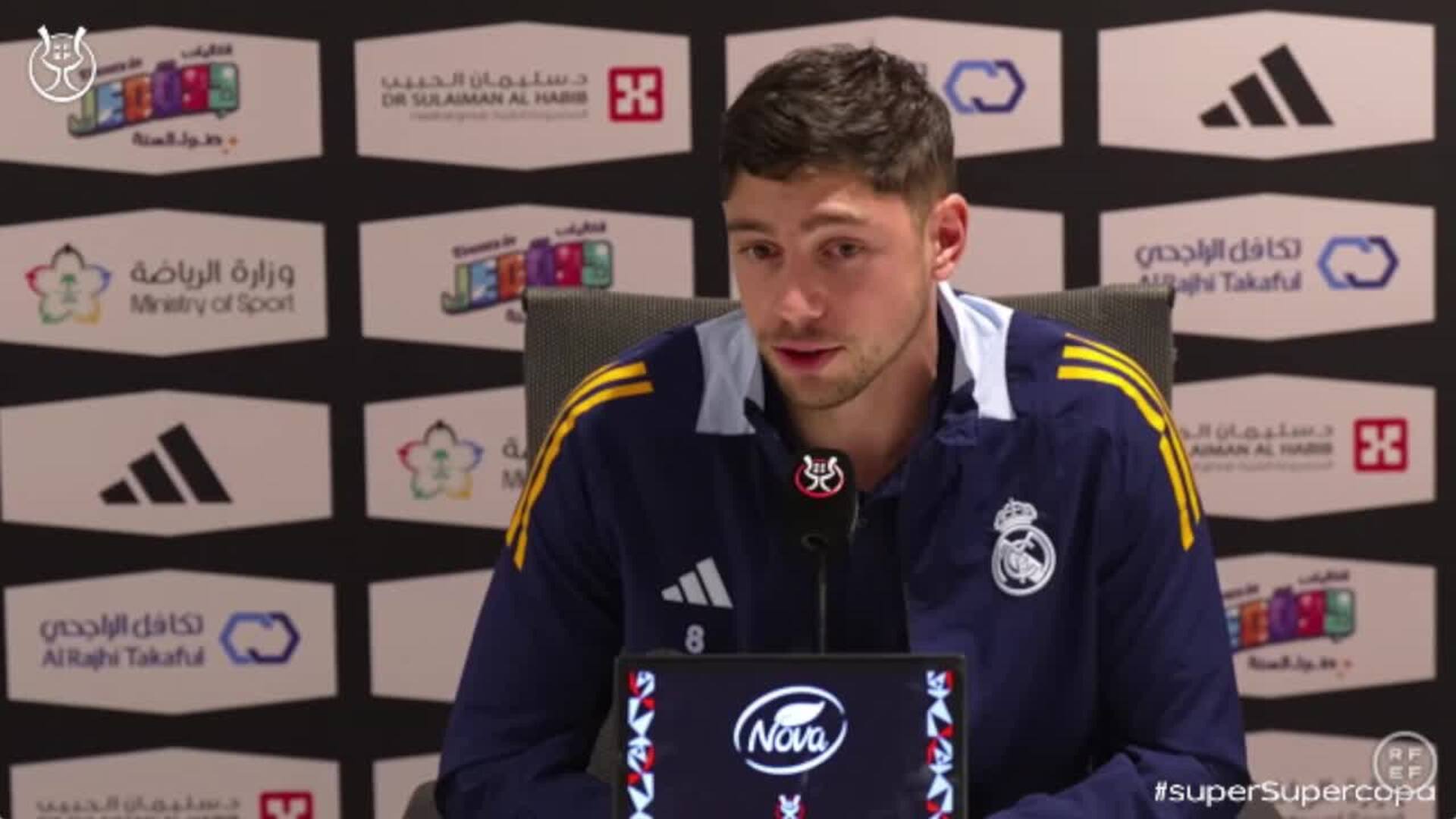 Fede Valverde: "Hay muchísimo ánimo de revancha, el día del 0-4 costó dormir"