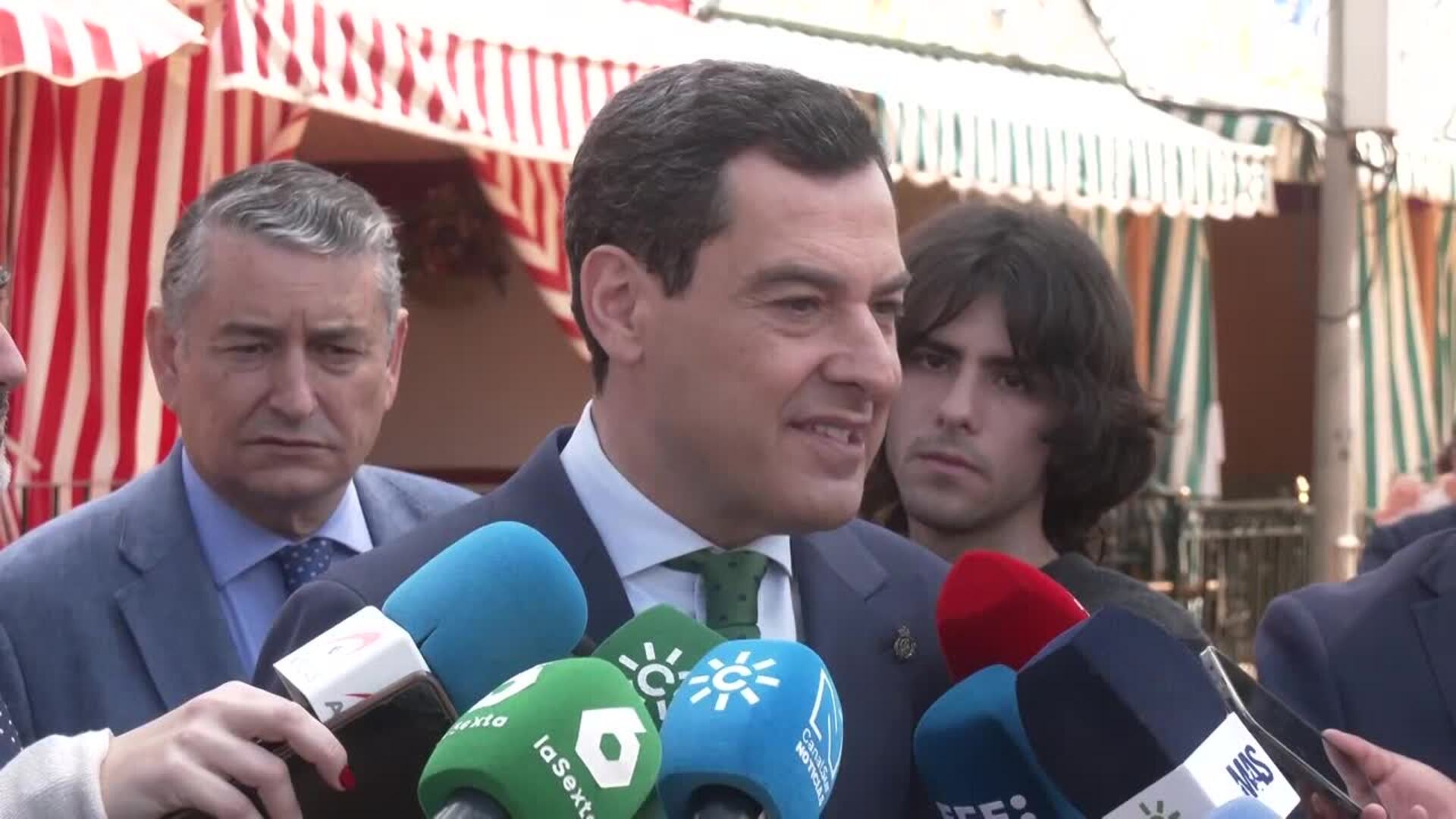 Moreno afea a Montero que negocie financiación singular a Cataluña y luego hable de andalucismo