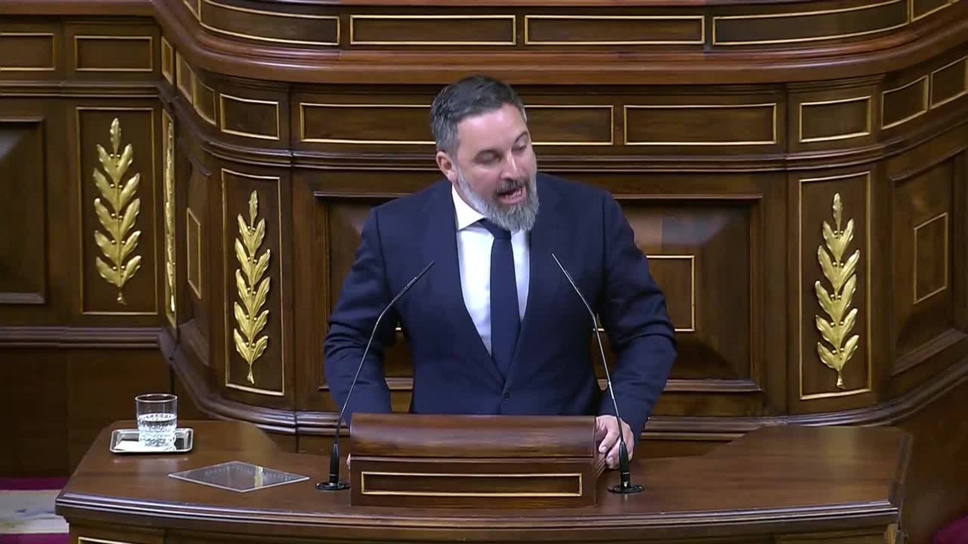 Abascal reprocha a Sánchez su "locura" de política energética y exige su dimisión