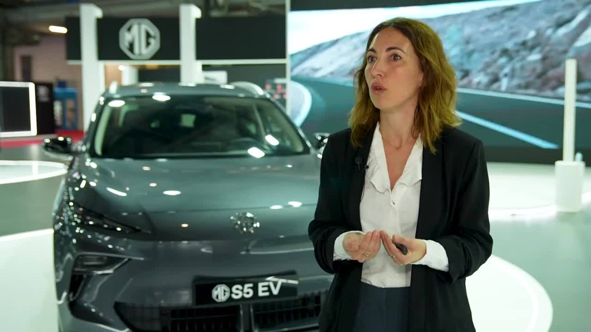 MG presenta su SUV eléctrico MGS5 EV y un nuevo almacén de recambios en España