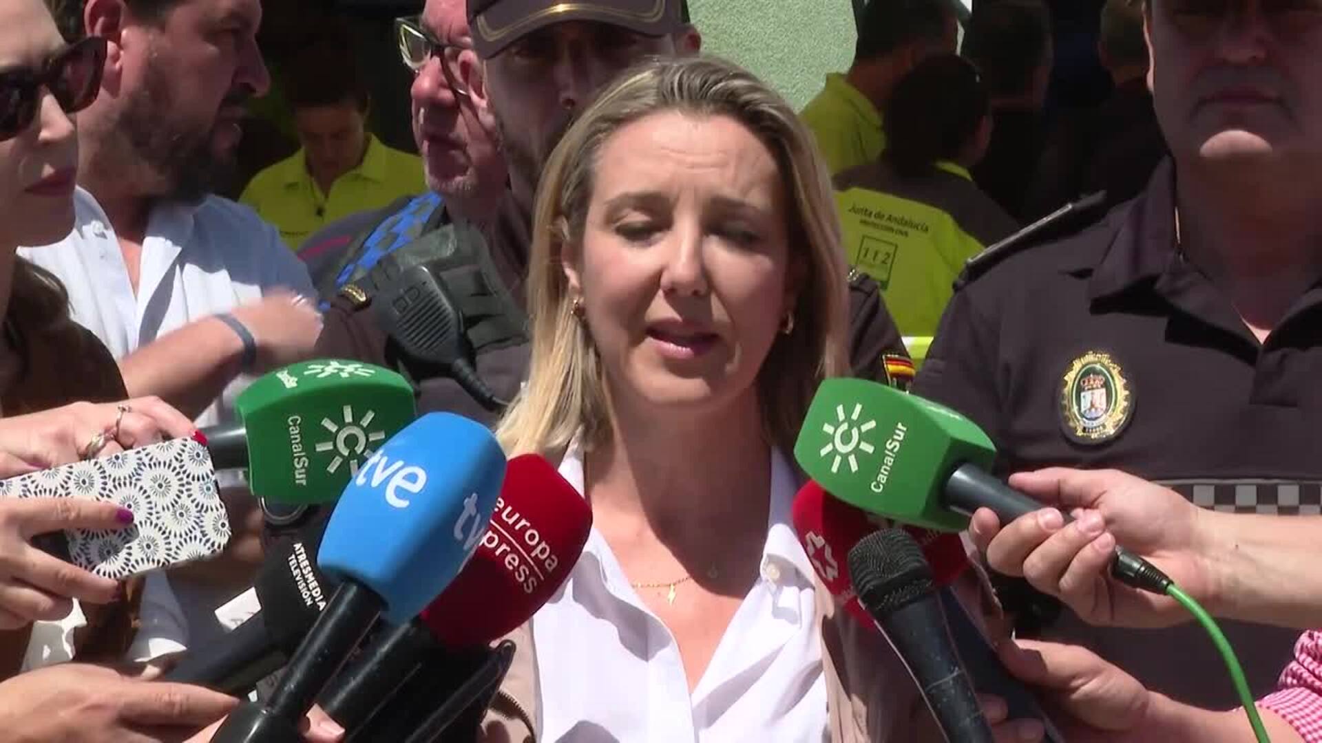 El incendio de Alcalá (Sevilla) será "extinguido definitivamente en horas