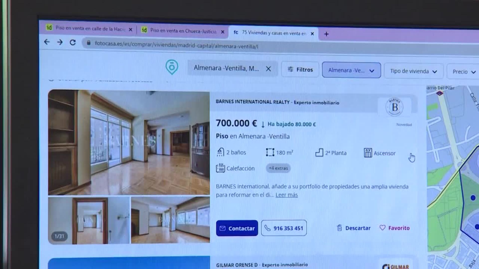 Hipotecas sobre viviendas se disparan un 44,5% en marzo y el interés suma dos meses bajo el 3%