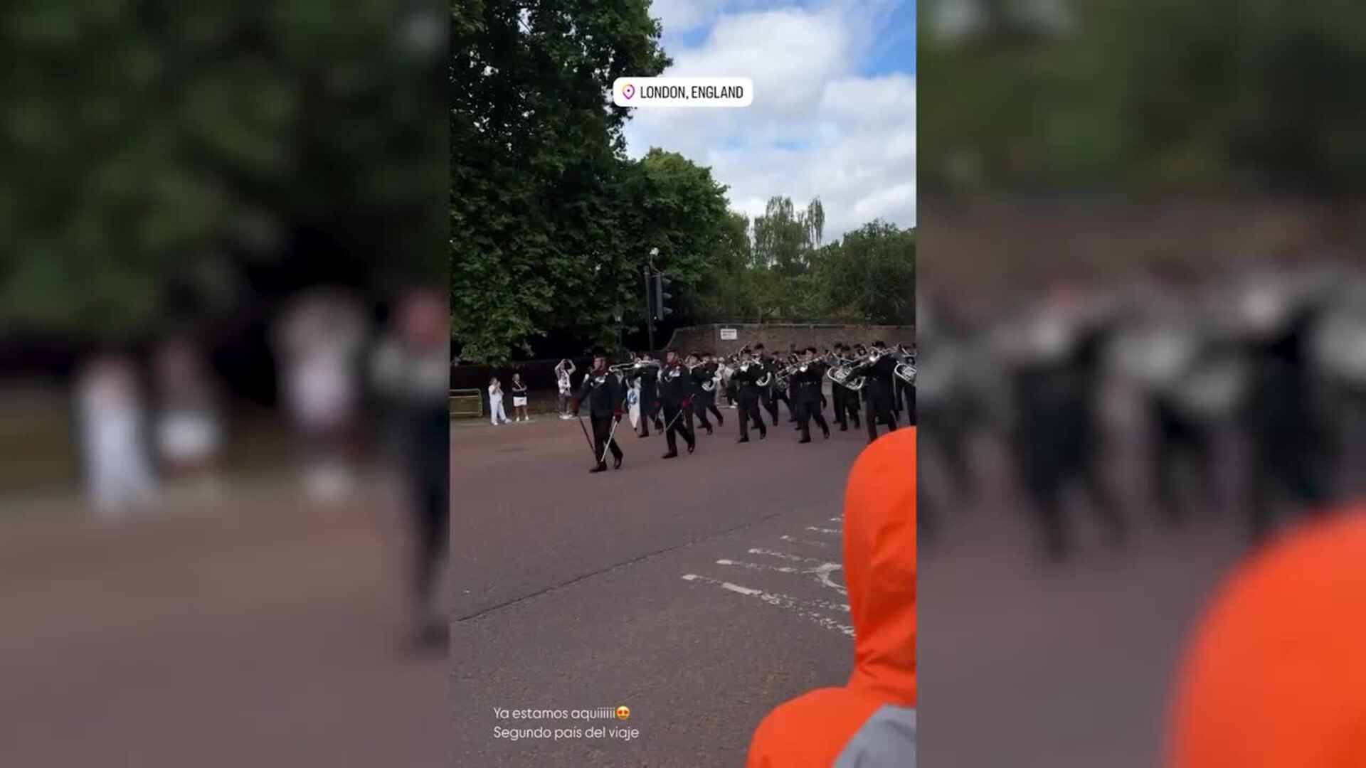 Ana Moya disfruta de un viaje en familia en Londres