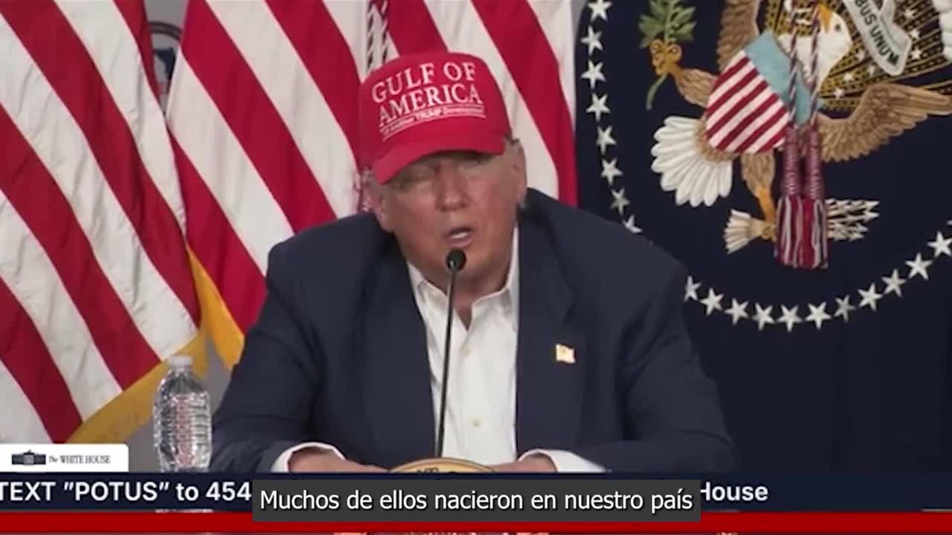 Trump sugiere la deportación de ciudadanos estadounidenses: "Quizá ese sea el próximo trabajo"