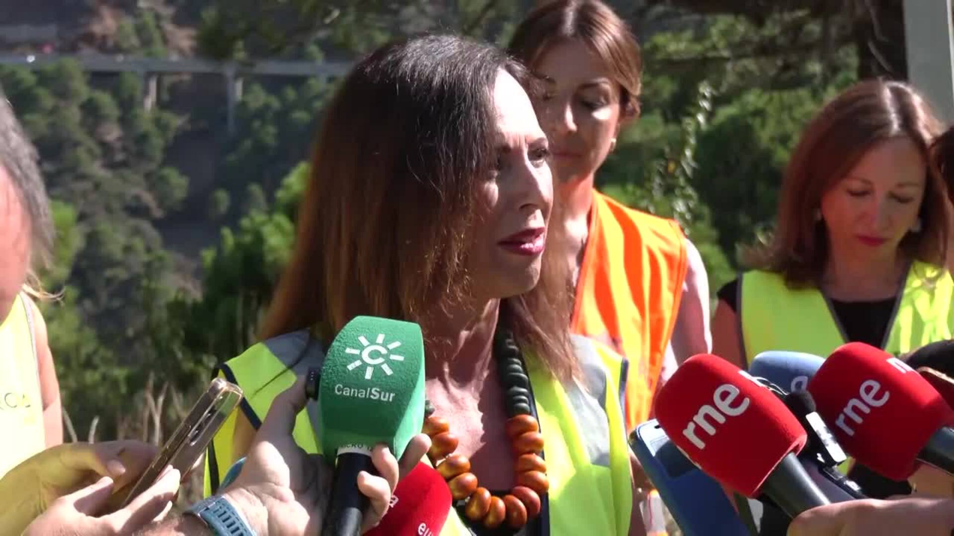 Reabre al tráfico la carretera entre Ronda y San Pedro Alcántara mientras continúan las obras