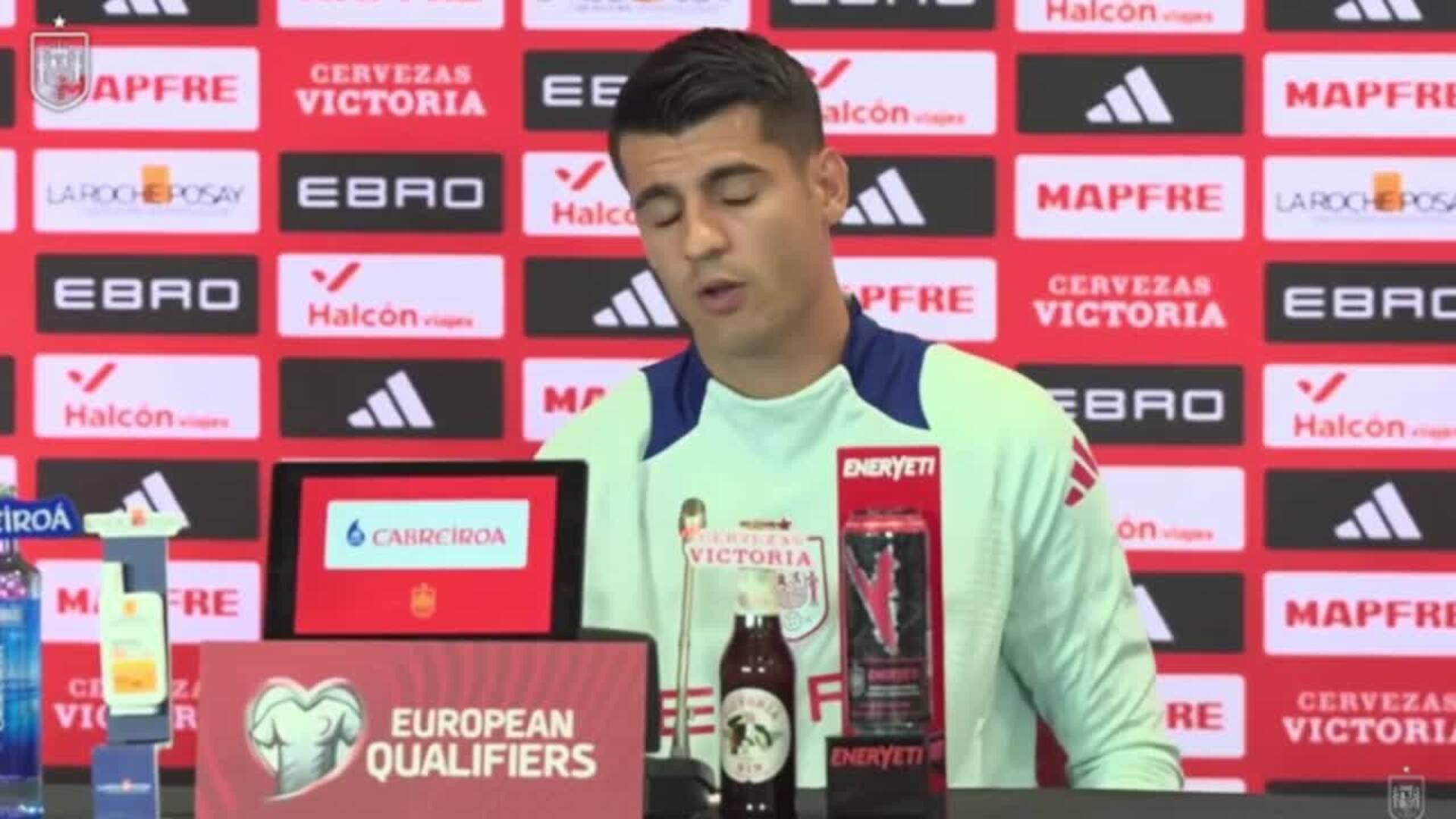 Álvaro Morata: "A la selección hay que venir aunque sea para llevar el material"