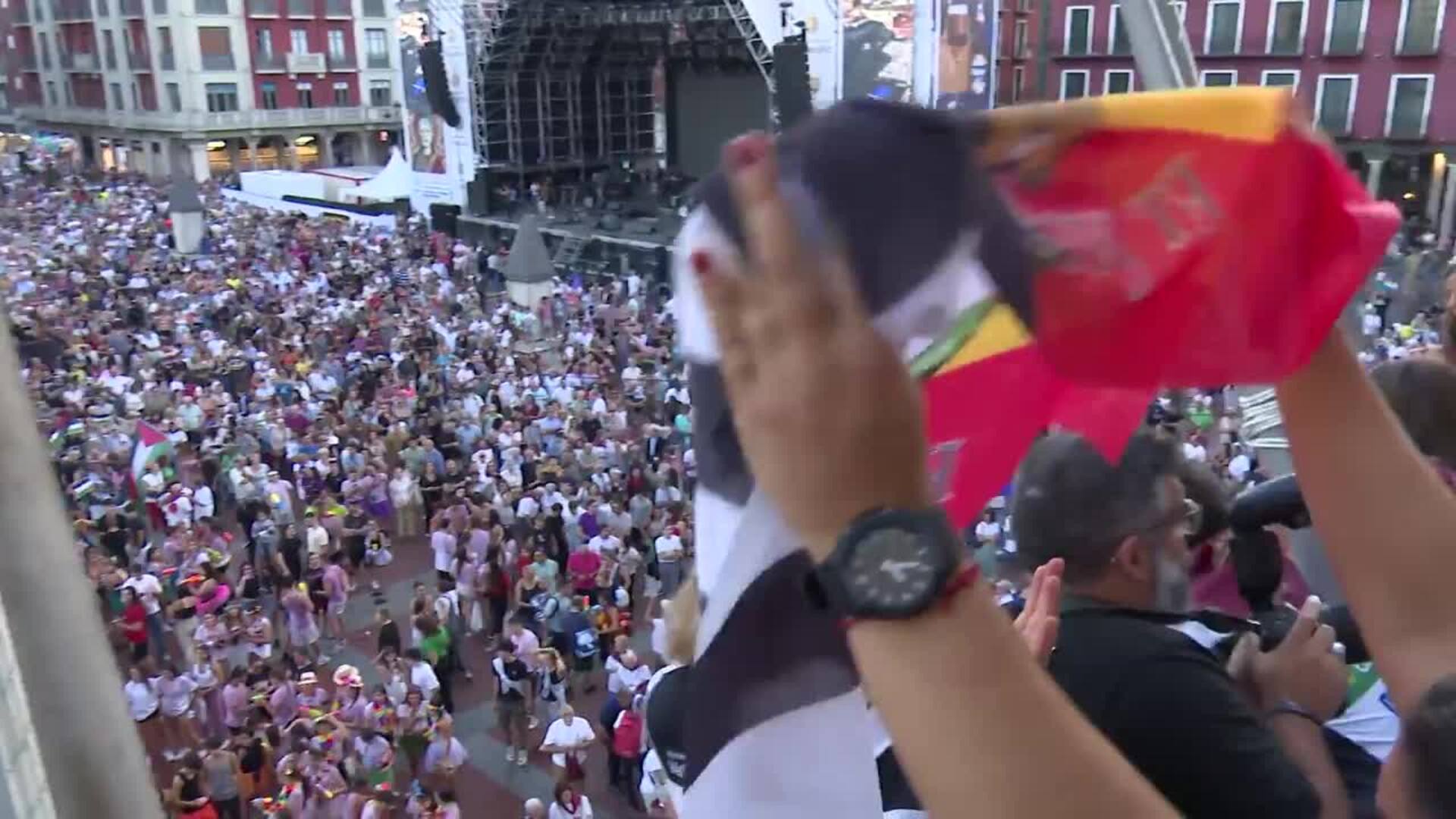 Valladolid da el "pitido inicial" a sus fiestas con un pregón en apoyo al deporte femenino