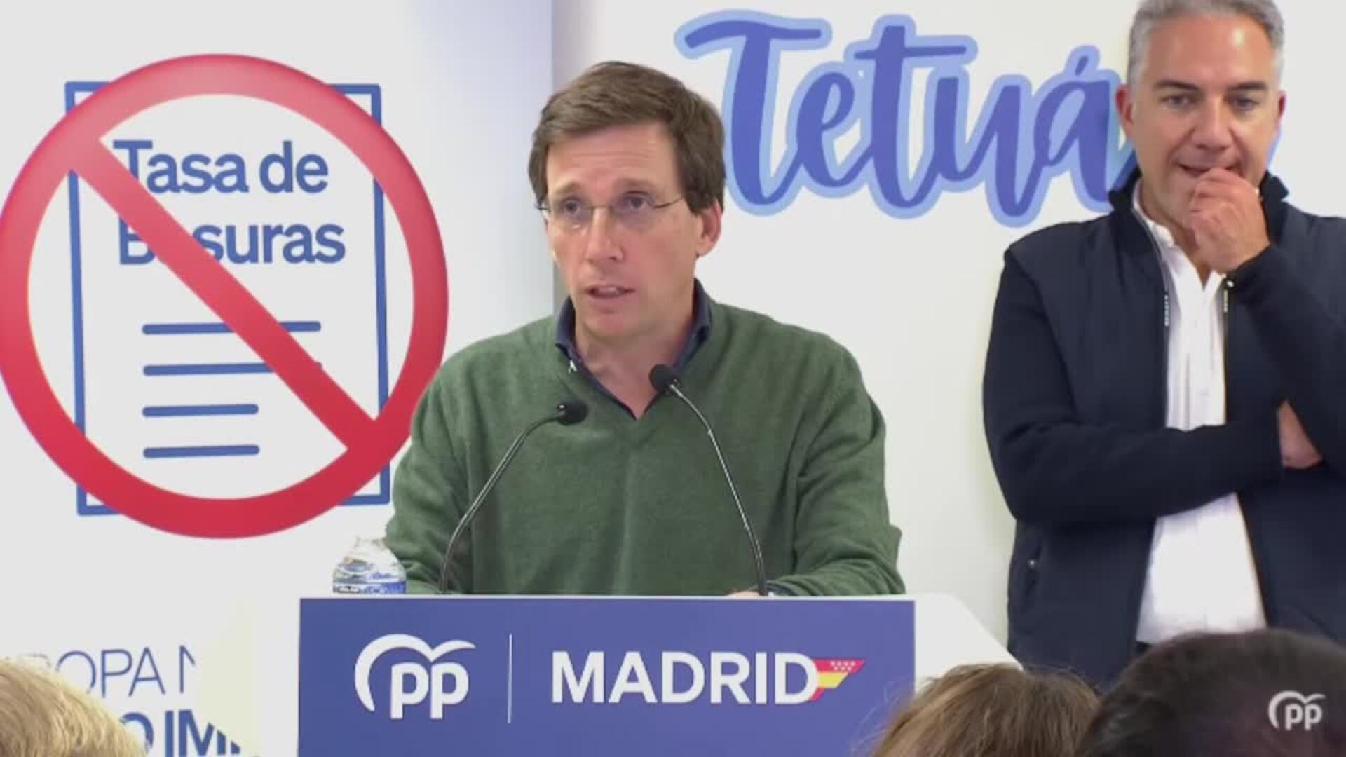 Almeida tacha de "gran mentira" la imposición de Europa de la tasa de Basura