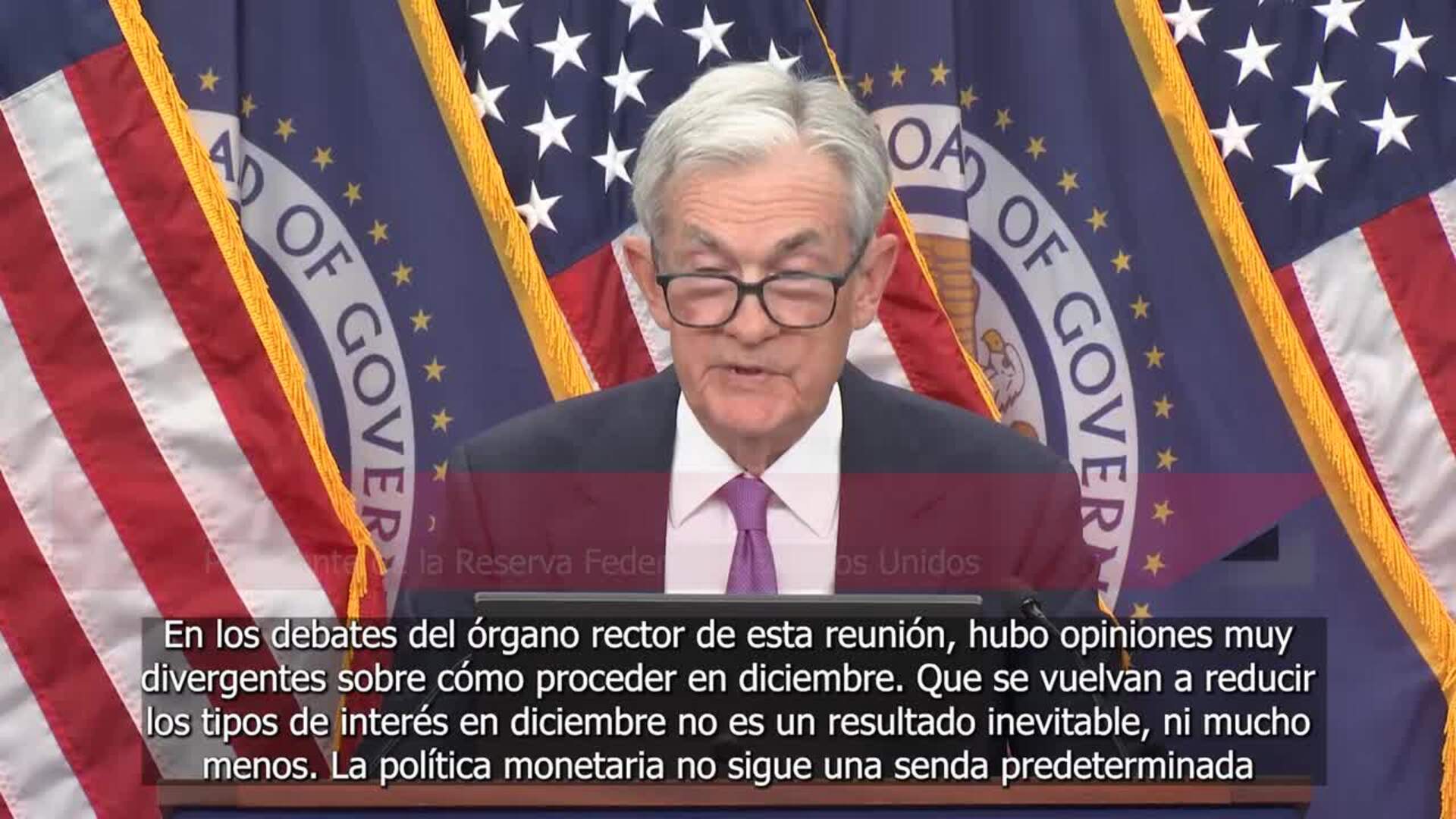 La Reserva Federal cumple con lo esperado al rebajar los tipos de interés en 25 puntos básicos