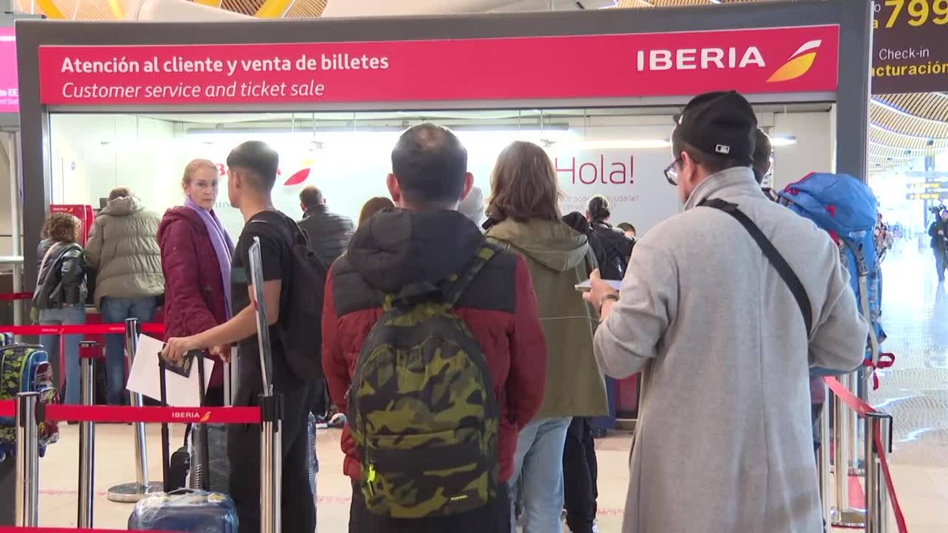 Iberia cancela los vuelos a Venezuela hasta el 1 de diciembre siguiendo recomendaciones de AESA