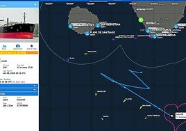 Las aguas circundantes a Canarias se convierten en refugio de buques ante el conflicto EE UU-Venezuela