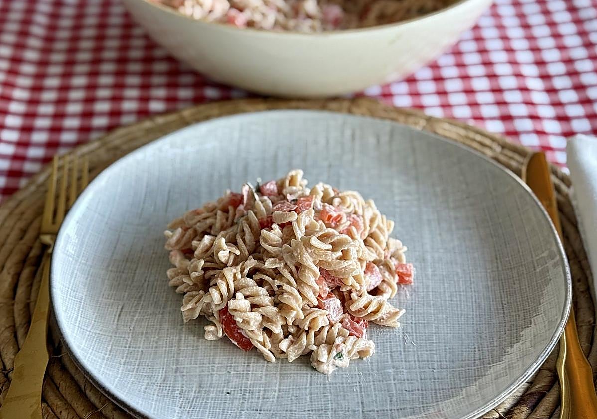 La caprese más saludable con espirales integrales La Isleña
