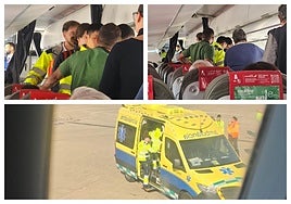 Aterrizaje de emergencia en Sevilla de un vuelo Madrid-Gran Canaria por el estado de salud de una pasajera