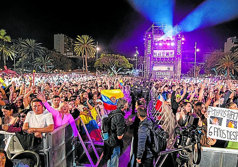 Conciertos del carnaval de Las Palmas de Gran Canaria 2026: Marc Anthony, Emily Stefan, Luck Ra y Nueva Línea, entre otros